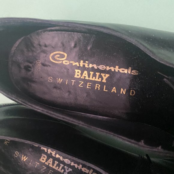 BALLY Men’s Continental Black Leather Oxford Shoes Switzerland Size 11 M main image 8